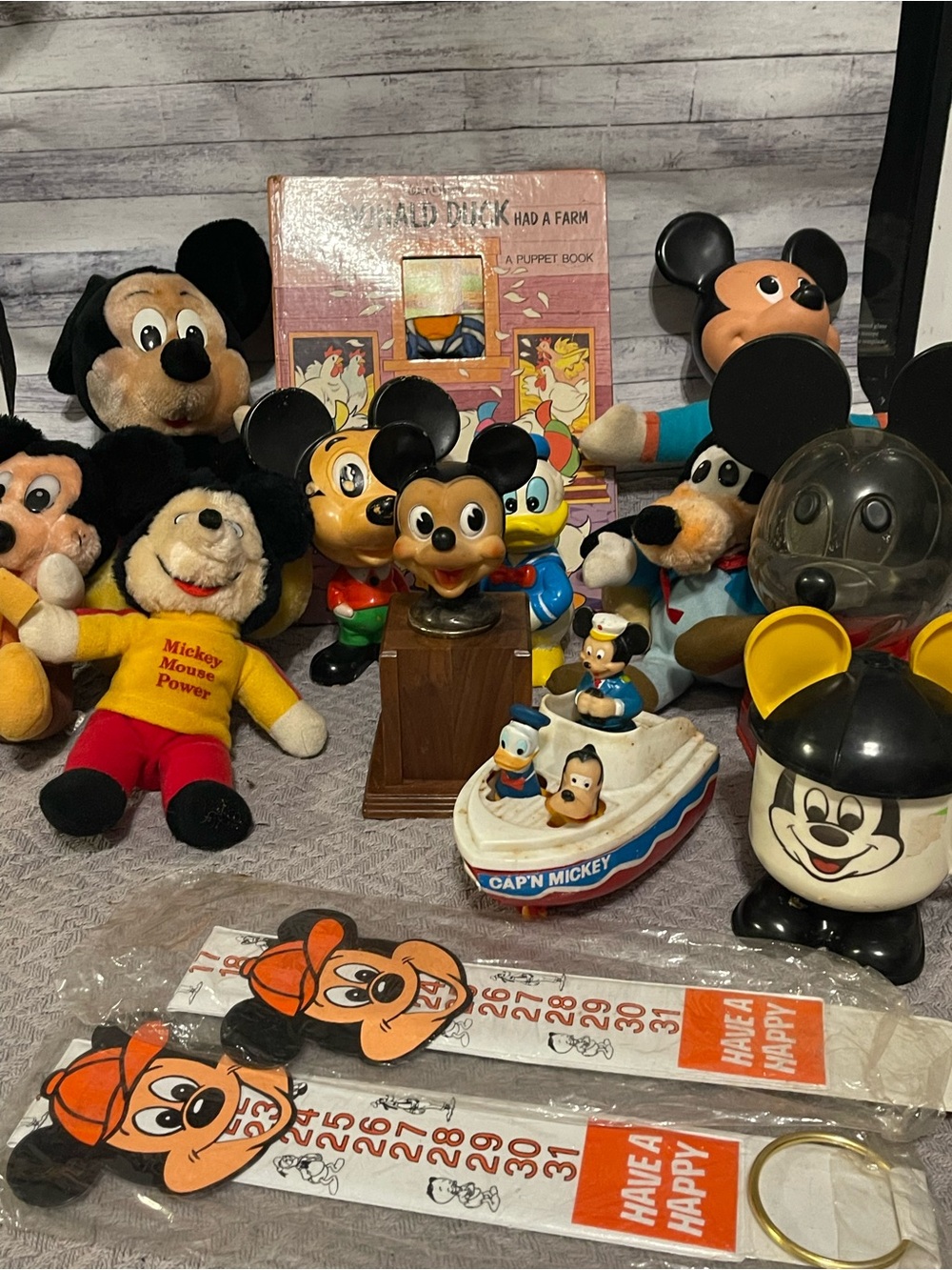 Huge Vintage Disney Lot Mickey Mouse Donald Duck Goofy 1950’s-1970’s